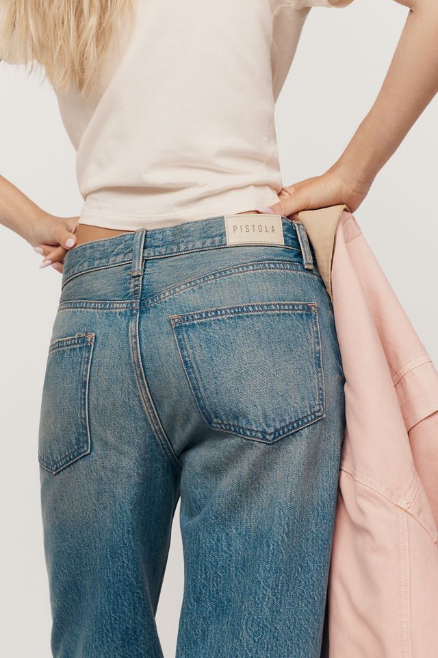 PISTOLA Harlowe Mid-Rise Wide-Leg Jeans #4