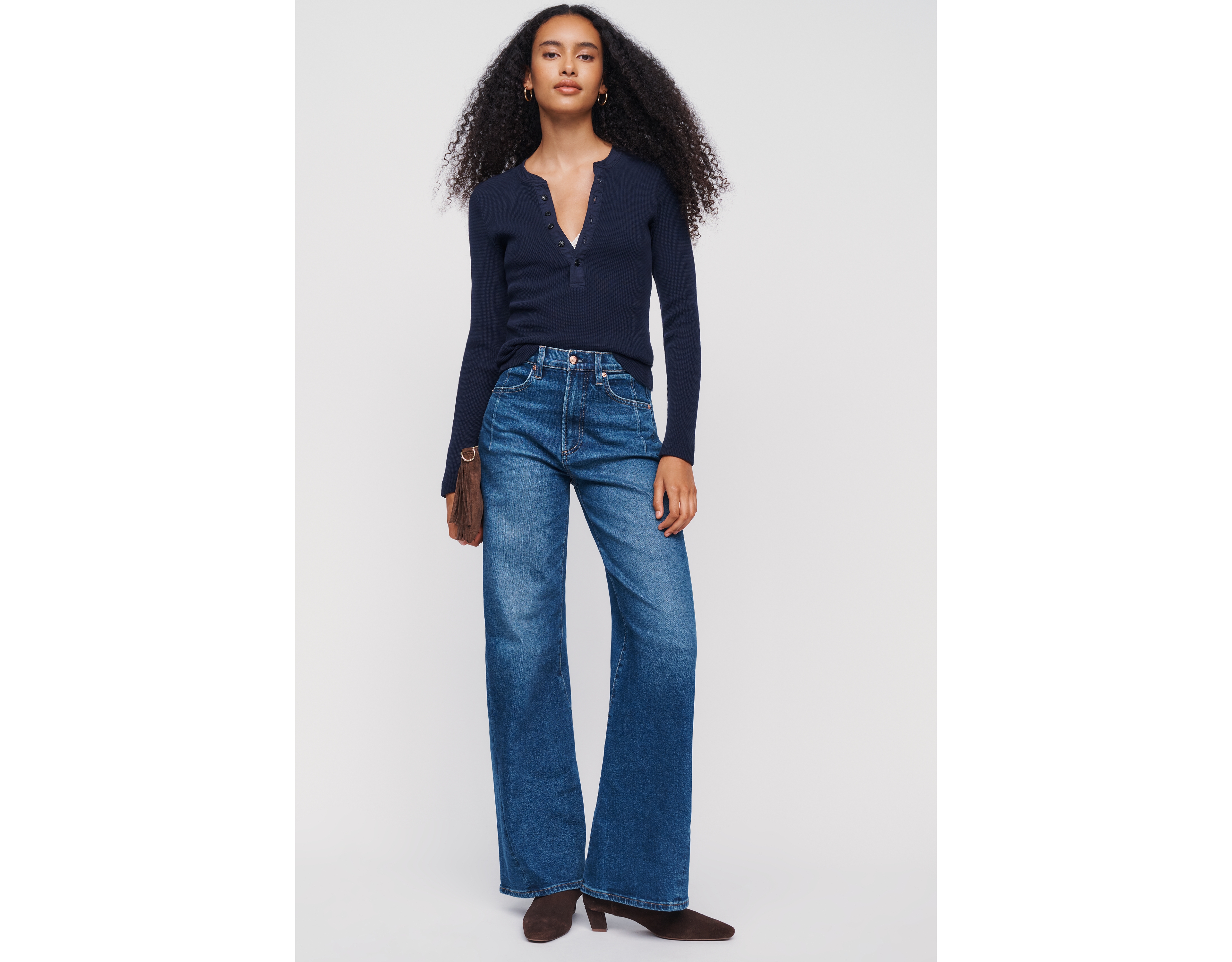 Pistola Kyra High Rise Barrel Leg Jeans