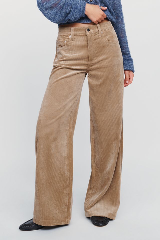 Pistola Jadyn Mid Rise Wide Leg Corduroy Jeans #1