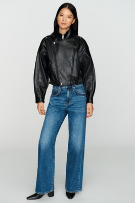 Pistola Larsen High Rise Relaxed Flare Jeans by Anthropologie