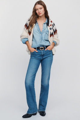 Pistola Evie Mid Rise Bootcut Jeans In Blue