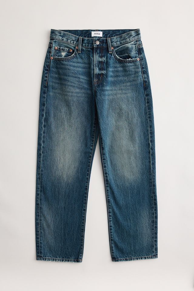 Jeans Pistola Lexi de Tiro Medio con Pierna Recta Arqueada #5