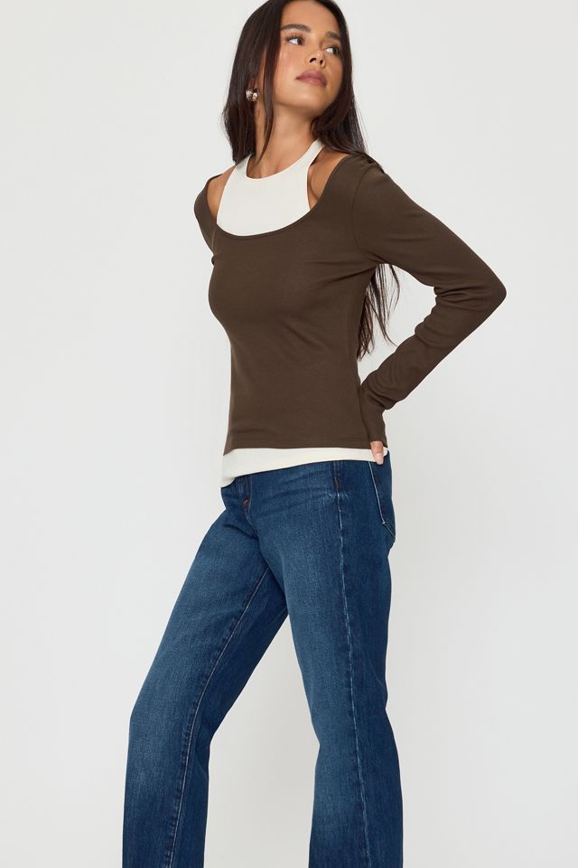 Pistola Dakota Hoch-Taillierte Bootcut Jeans #4