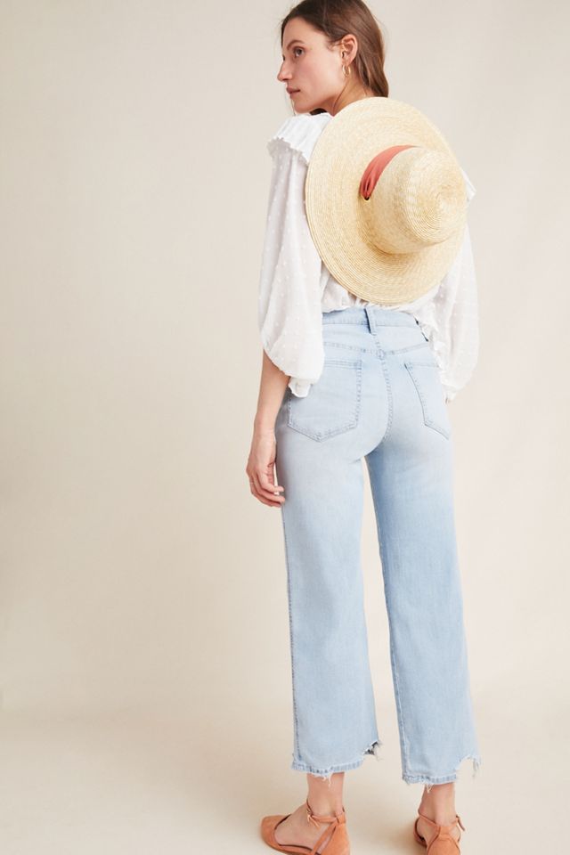 Ella Moss The Ultra-High Rise Cropped Wide-Leg Jeans #1