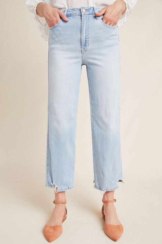 Ella Moss The Ultra-High Rise Cropped Wide-Leg Jeans #3