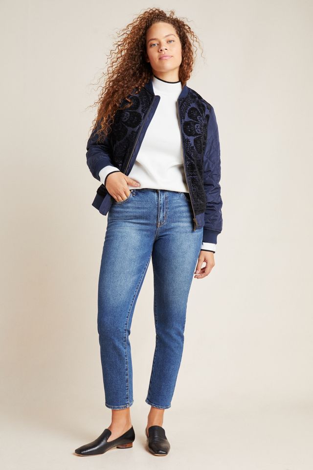 Slim Straight High Ankle Jeans