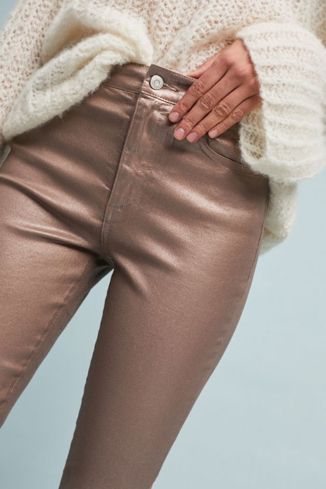 Ella Moss Pearlized High-Rise Skinny Ankle Jeans #2