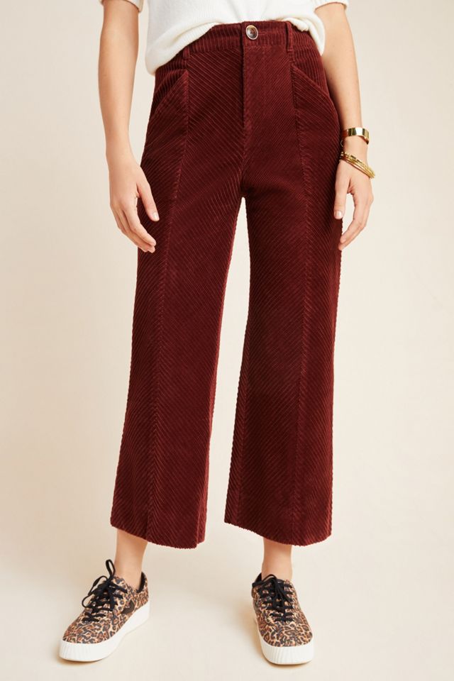 Pilcro High-Rise Wide-Leg Corduroy Pants #4