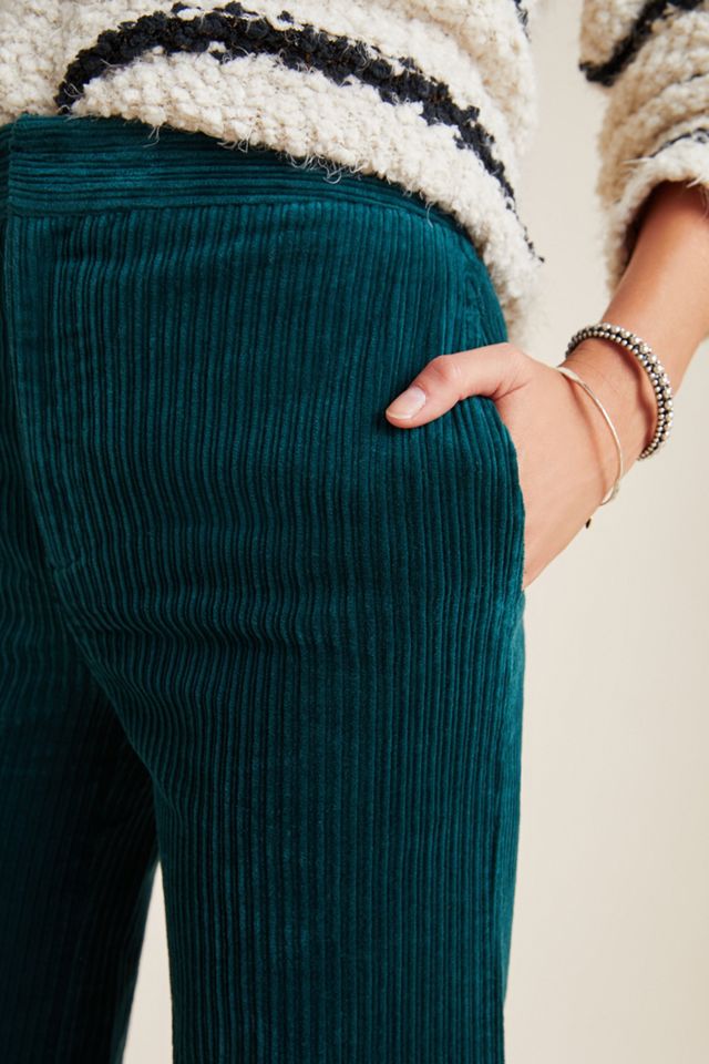Pilcro Ultra High-Rise Wide-Leg Corduroy Pants | Anthropologie