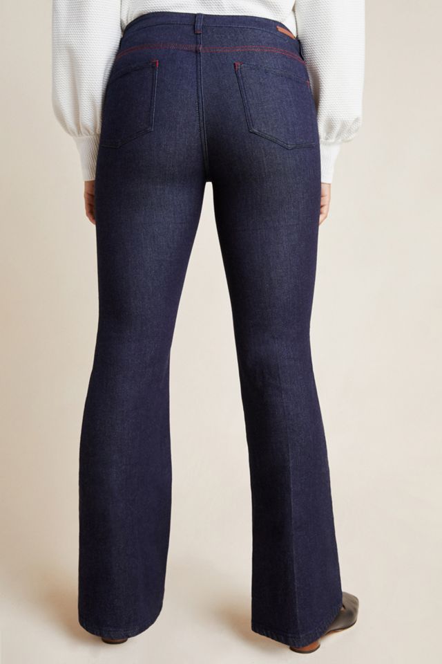 Pilcro Stitched High-Rise Flare Jeans #1