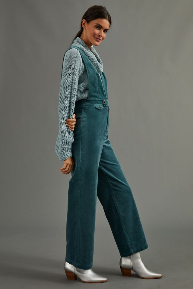 Pilcro Deep-V Corduroy Jumpsuit #1