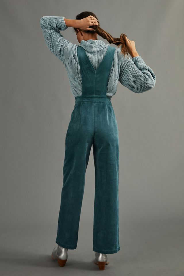 Pilcro Deep-V Corduroy Jumpsuit #2