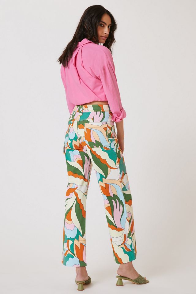 Maeve Lily Gardeners Crop Denim Pants #4