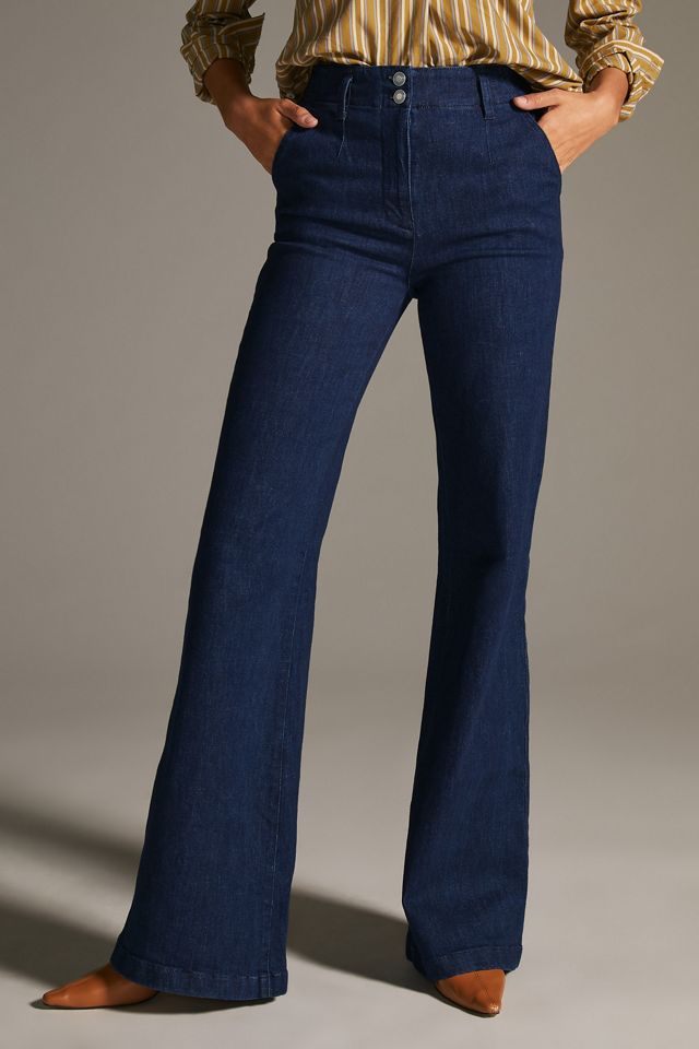 Maeve High-Rise Tailored Flare Jeans #2