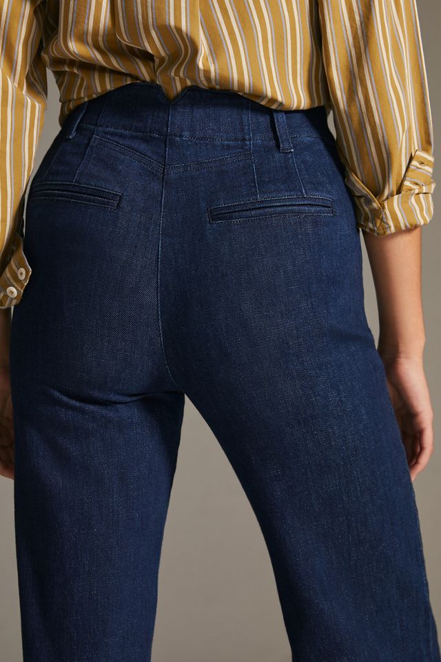 Maeve High-Rise Tailored Flare Jeans #4