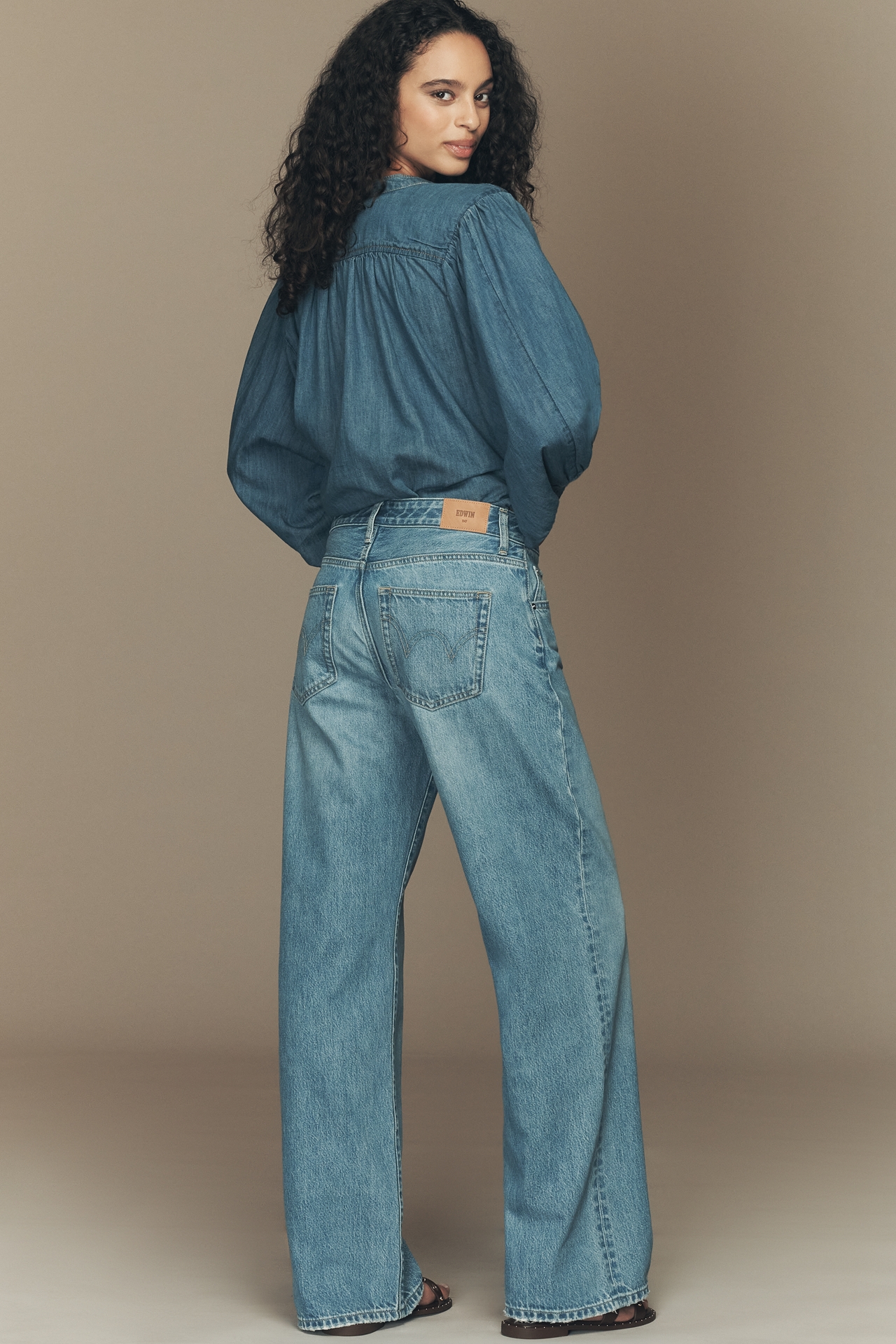 Edwin Luca Low-Rise Baggy Jeans