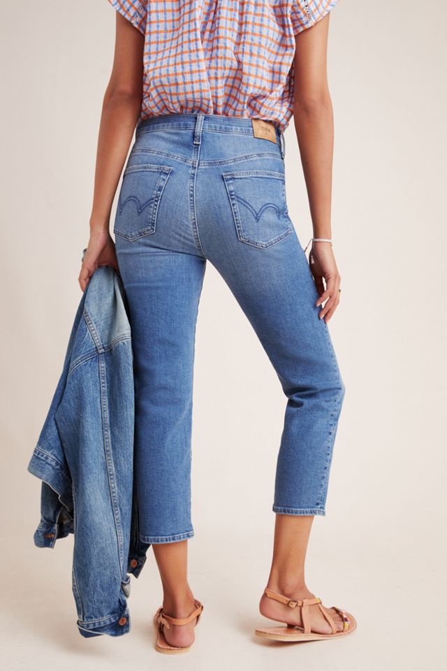 EDWIN Bree High-Rise Cropped Straight Jeans #3