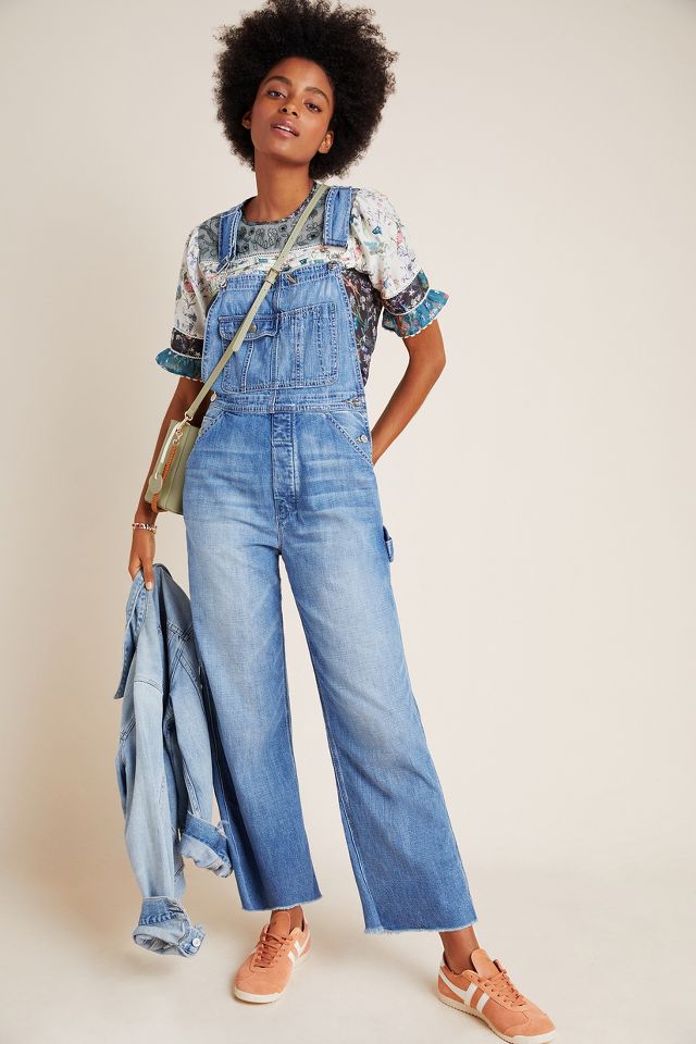 Anthropologie denim overalls online