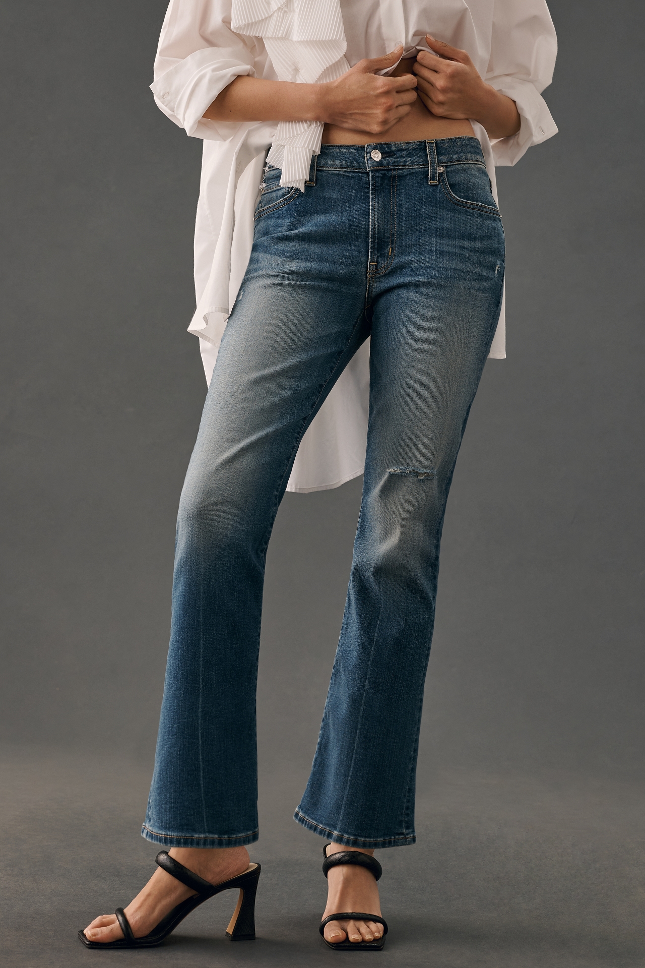 Edwin Lark Mid-Rise Ankle Jeans