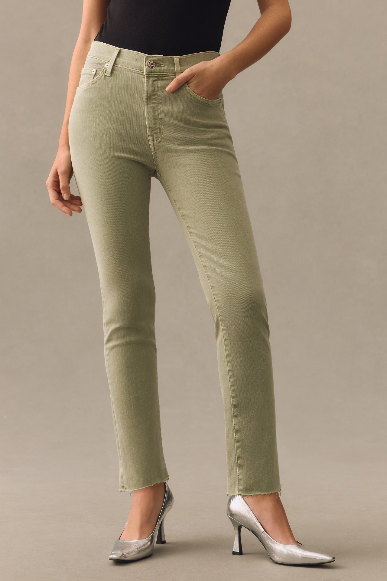 Edwin Bree High-Rise Straight Jeans