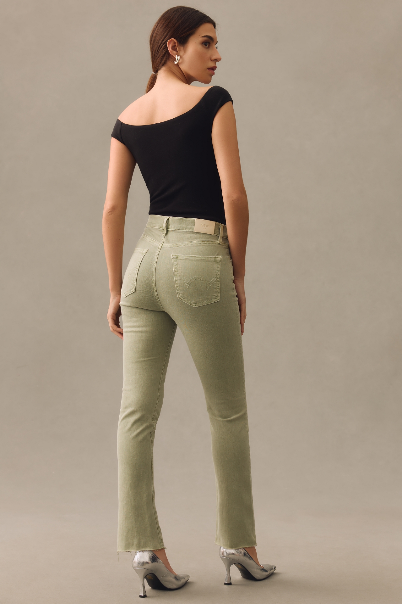 Edwin Bree High-Rise Straight Jeans