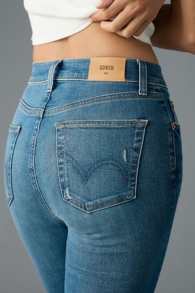 Edwin Bree High-Rise Straight-Leg Jeans #4