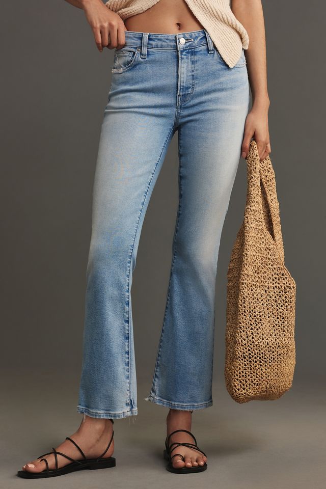 Edwin Lark Ankle Mid-Rise Crop Flare Jeans #1