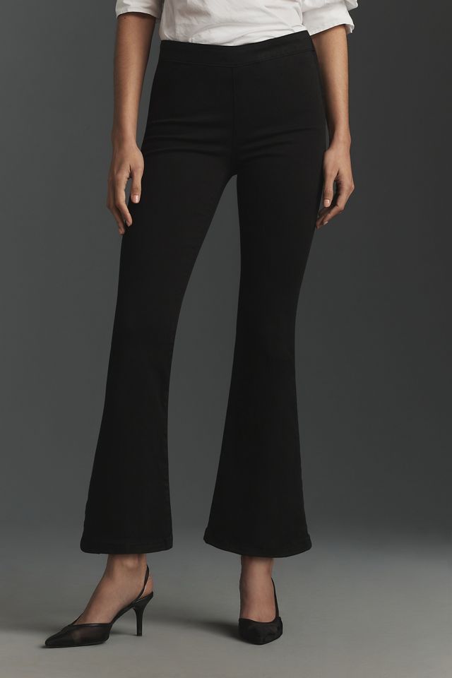 Edwin Lark Pull-On Mid-Rise Flare Jeans #1