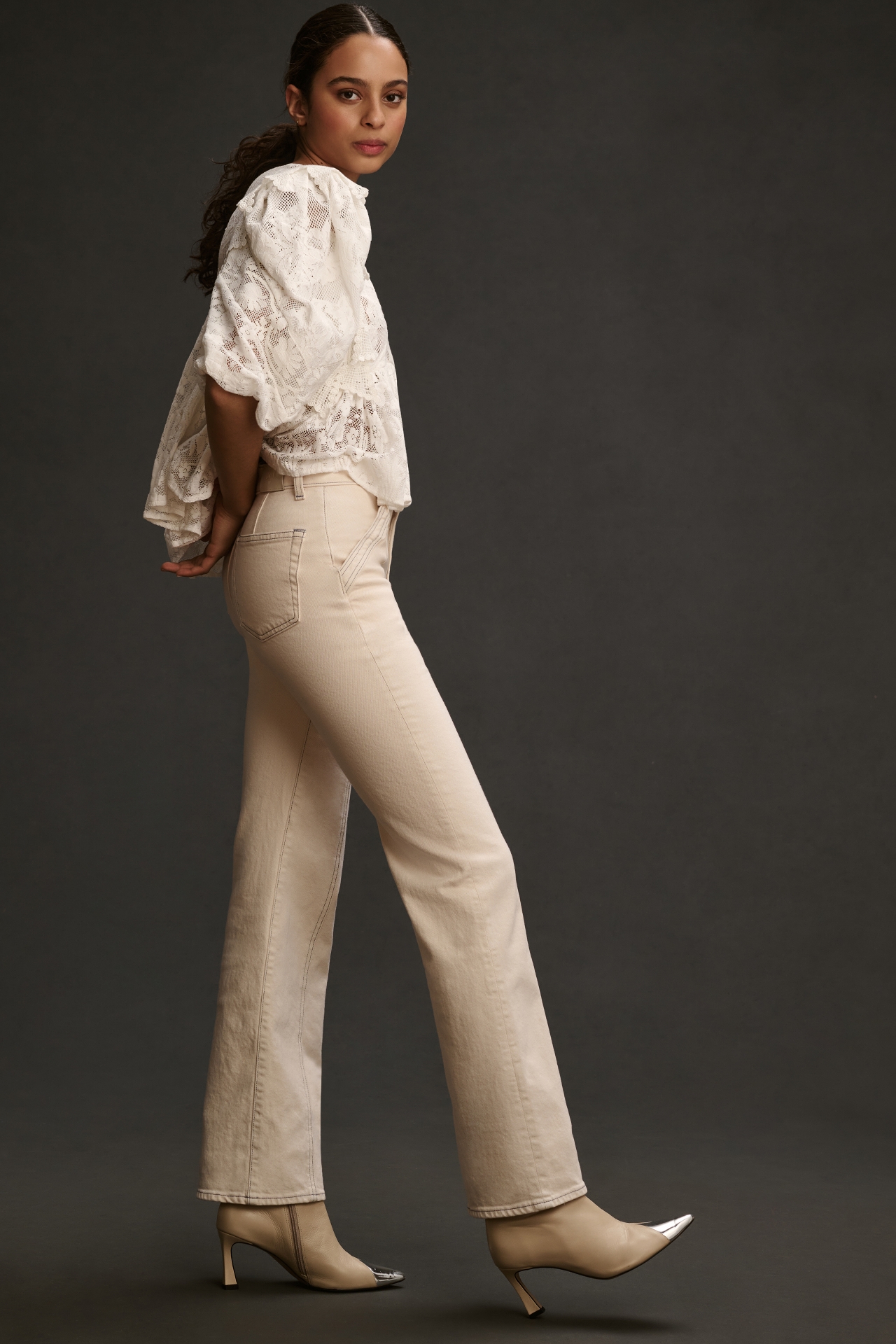 Edwin Marli Mid-Rise Straight-Leg Jeans