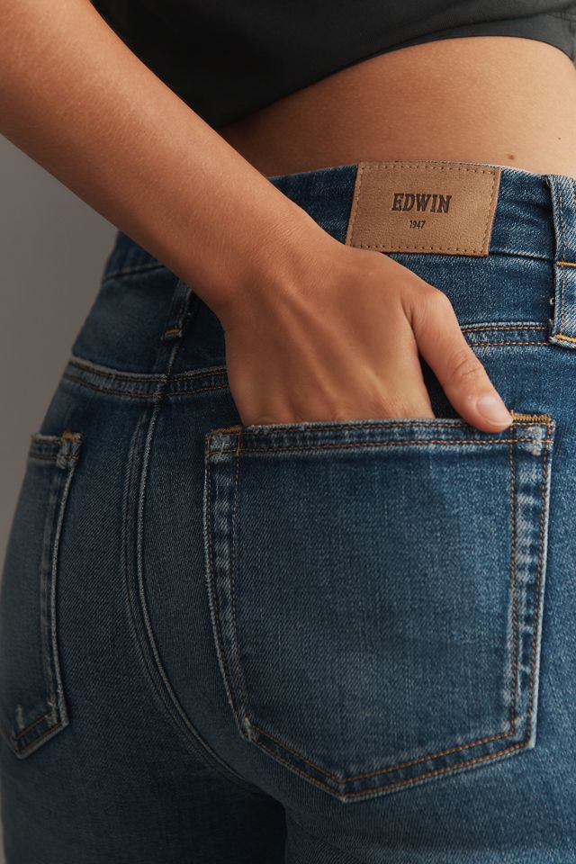 Edwin Lark Slate Mid-Rise Bootcut Jeans #4