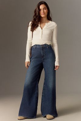 Iris Palazzo High-Rise Wide-Leg Jeans