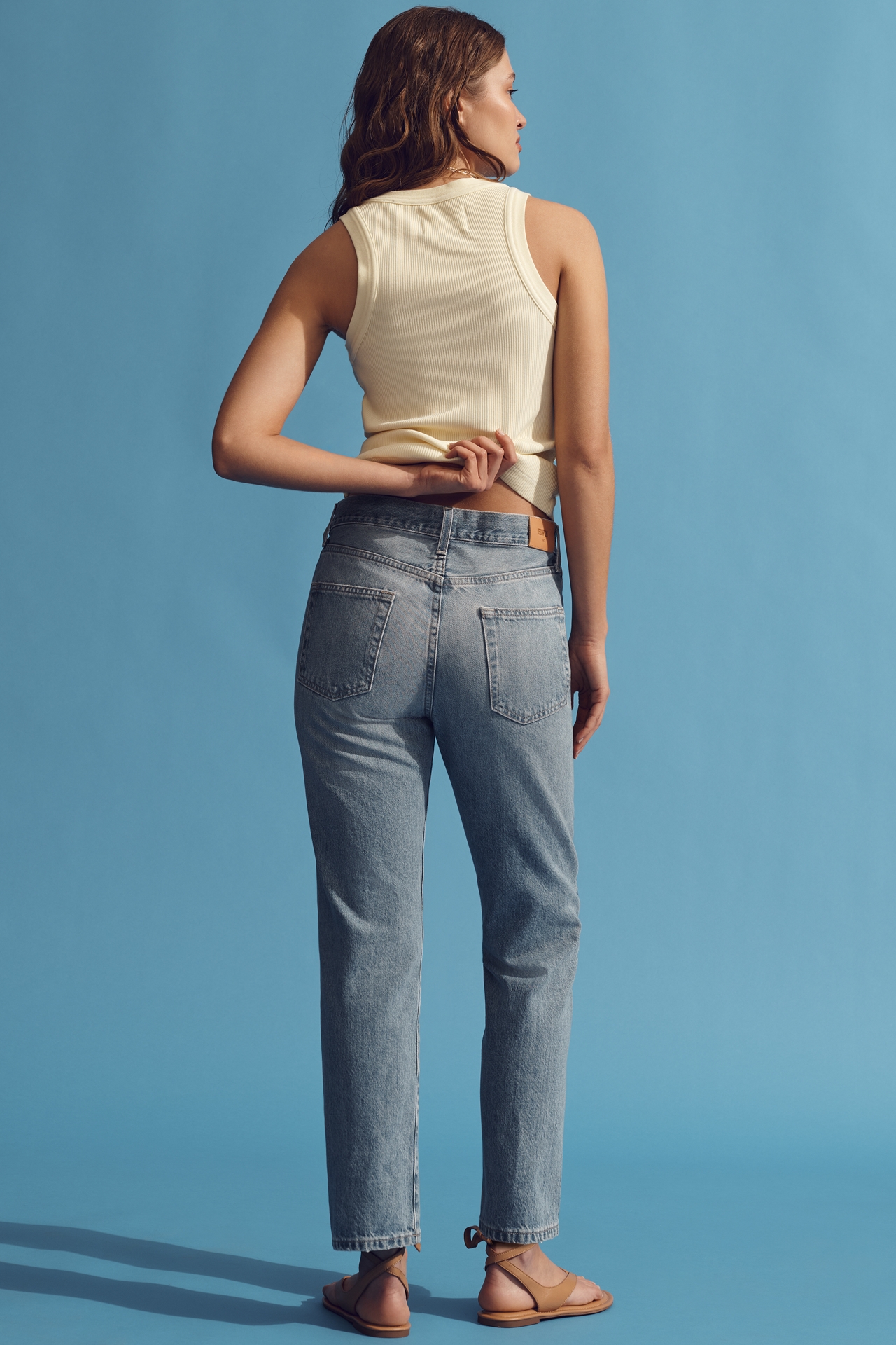 Edwin Kali Mid-Rise Straight-Leg Jeans
