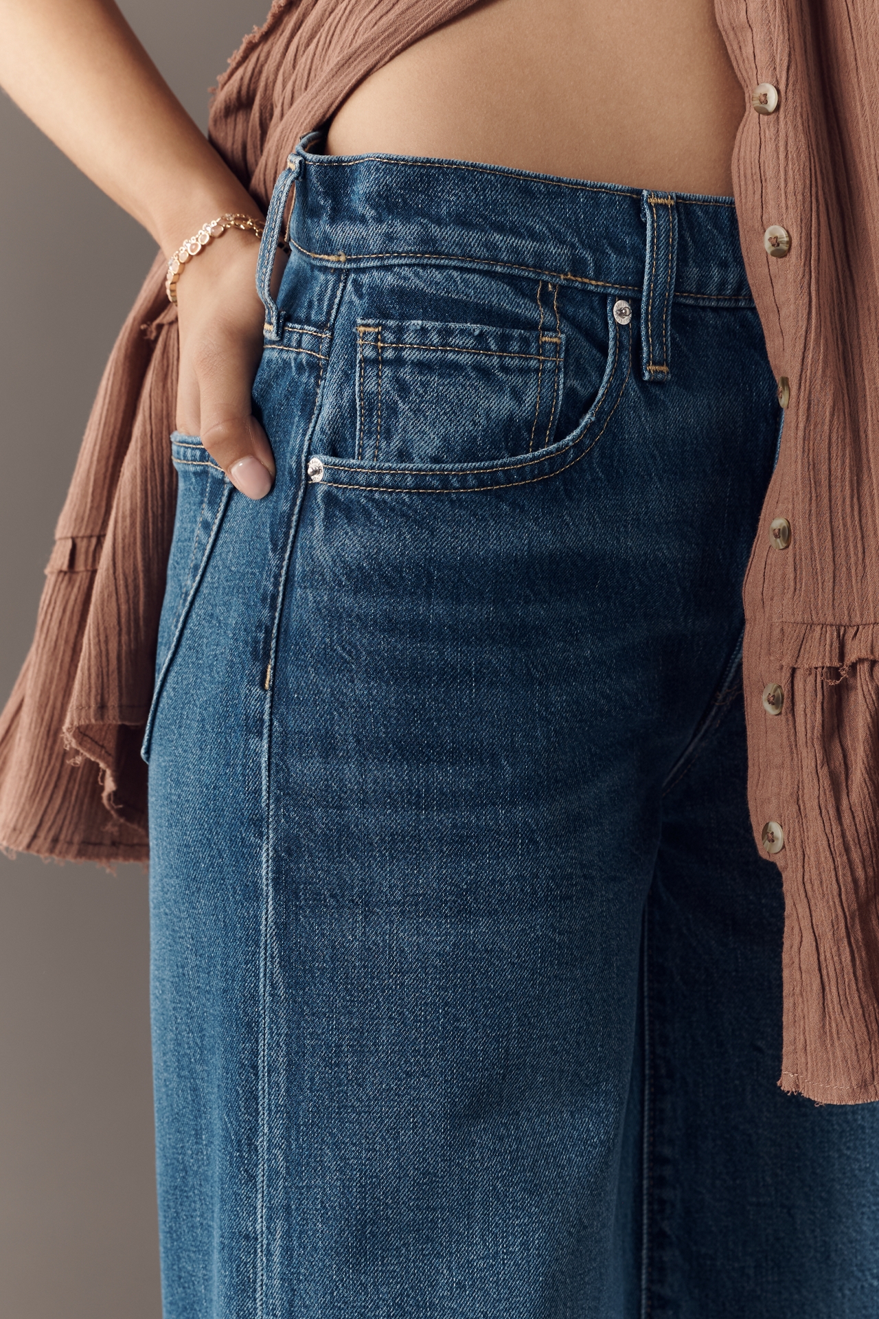 Edwin Marli High-Rise Super-Wide-Leg Jeans