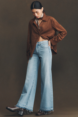 Edwin Marli High-rise Super Wide-leg Jeans In Blue