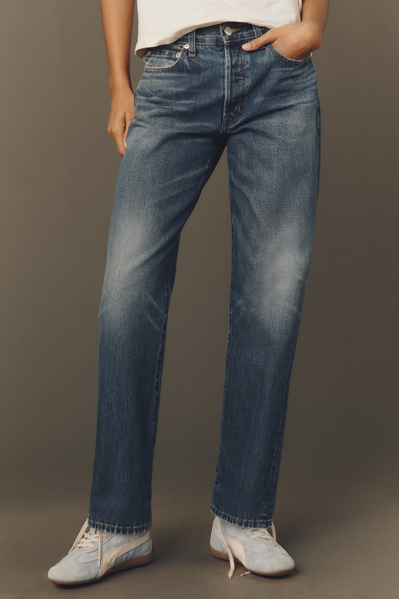 Edwin Sawyer Mid-Rise Relaxed Carpenter Jeans