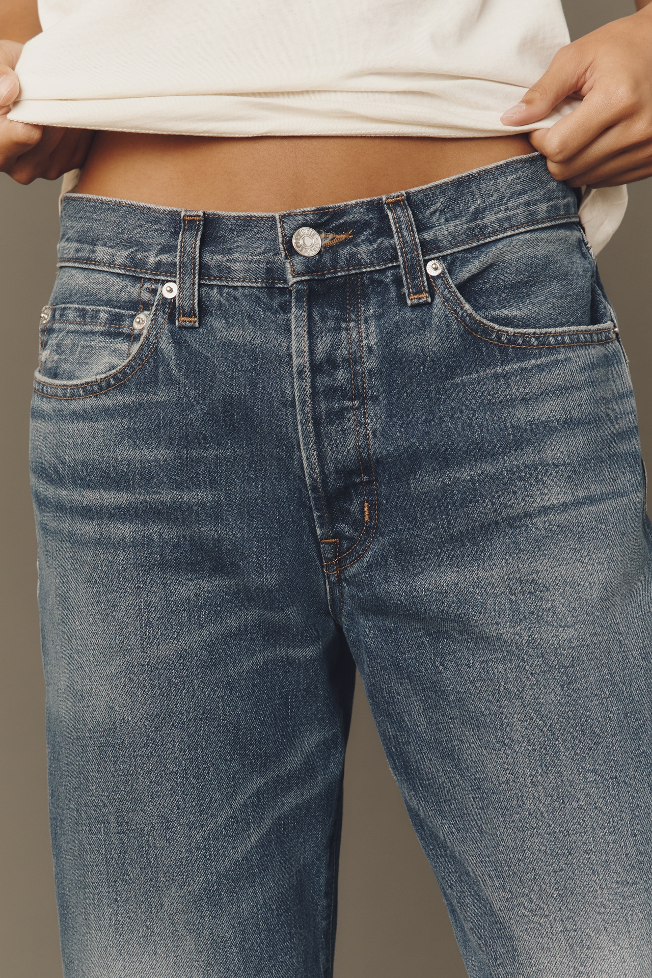 Edwin Sawyer Mid-Rise Relaxed Carpenter Jeans