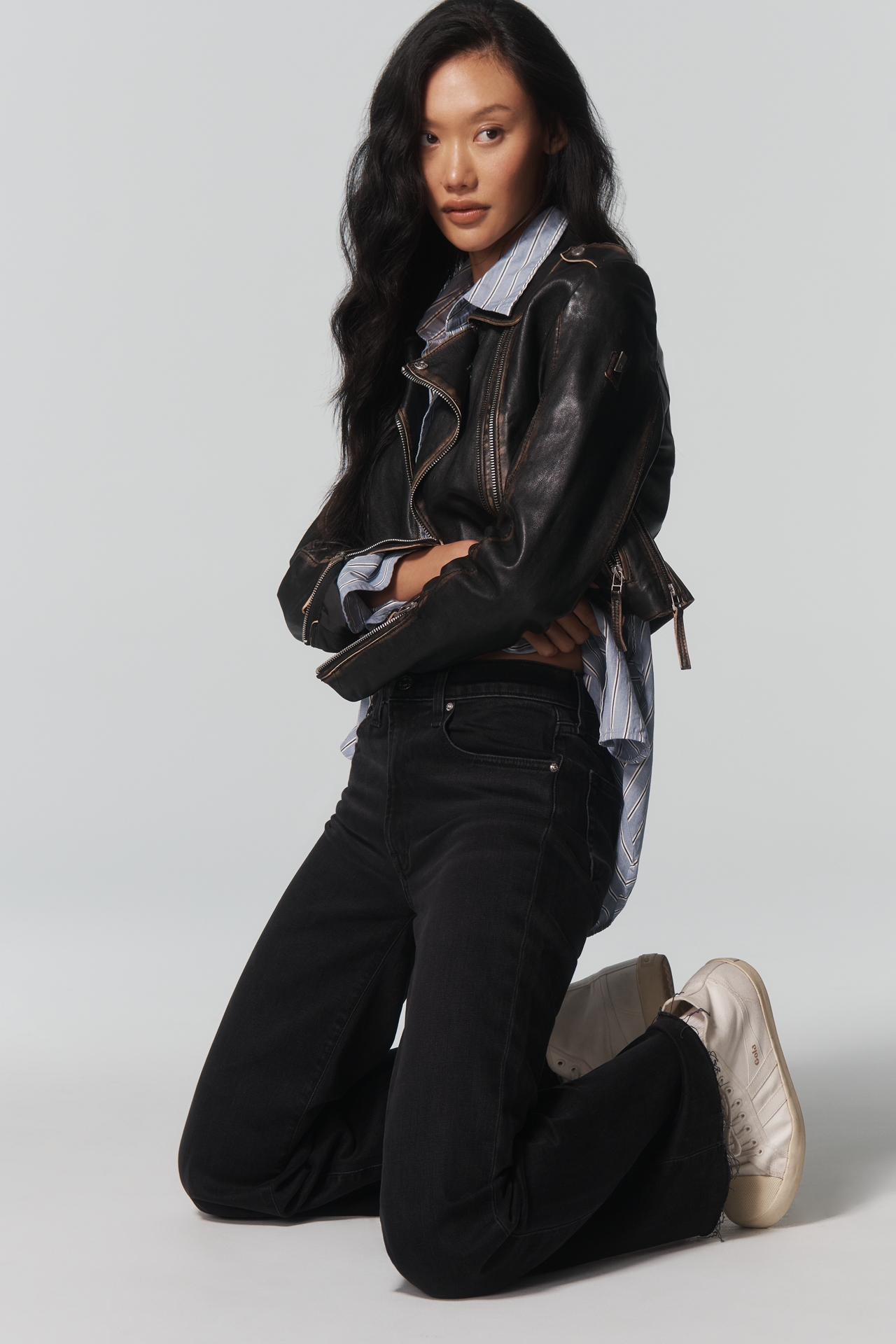 Edwin Marli Mid-Rise Wide-Leg Jeans