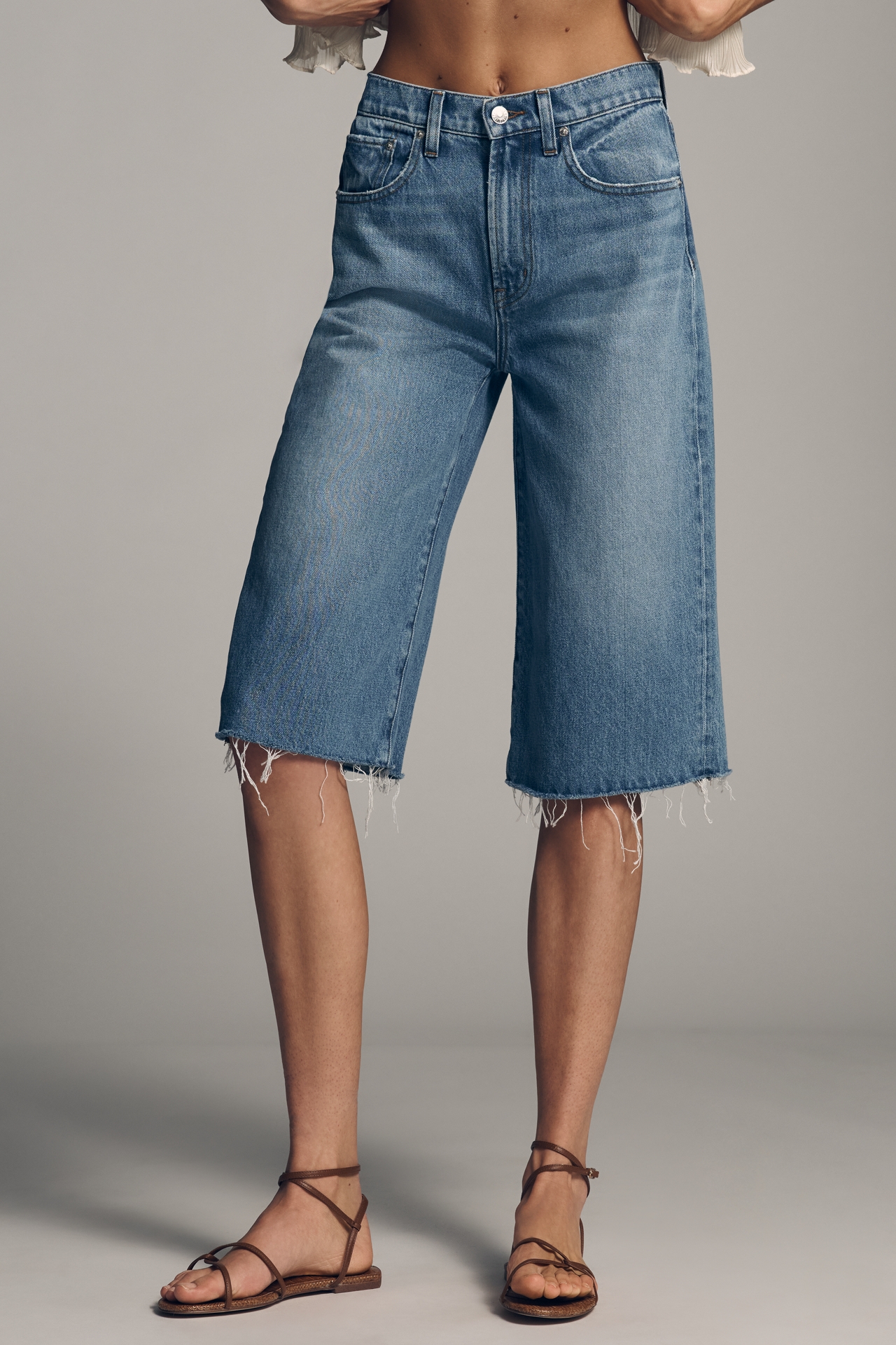 Edwin Charlie High-Rise Culotte Jeans