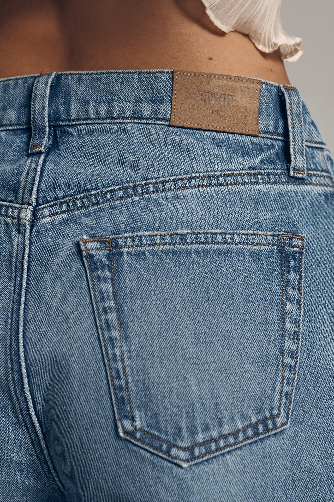 Edwin Charlie High-Rise Culotte Jeans