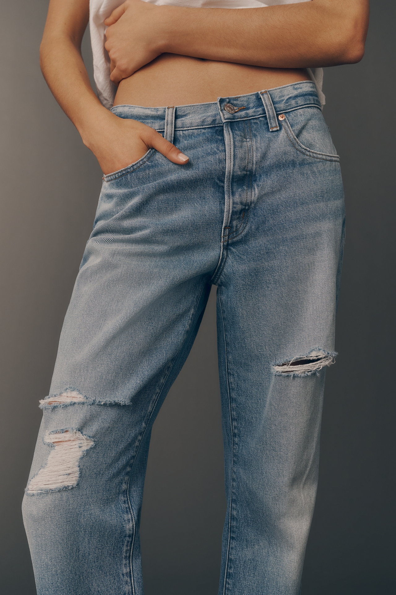 Edwin Sawyer Mid-Rise Relaxed Jeans