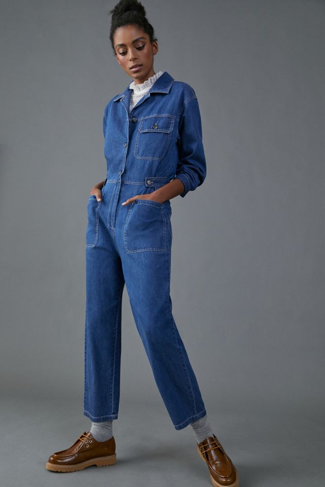 Aya Denim Utility Jumpsuit #1