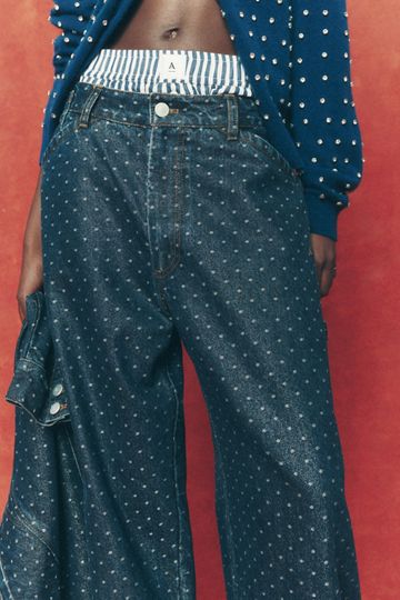 The Kayden Carpenter High Rise Barrel Jeans by Pilcro