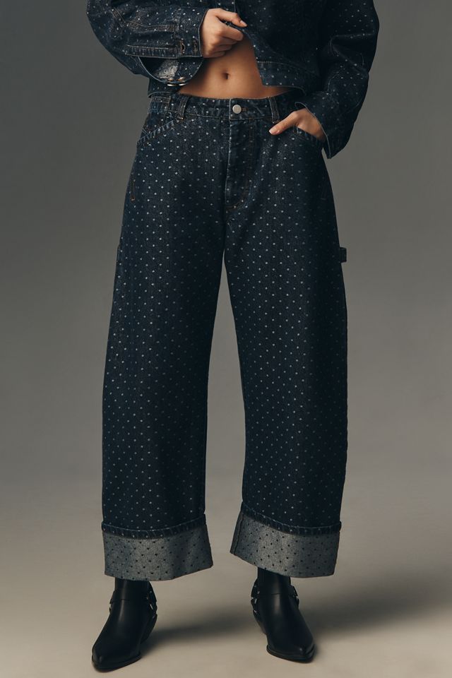 Pilcro Dot Carpenter High-Rise Barrel Jeans #2
