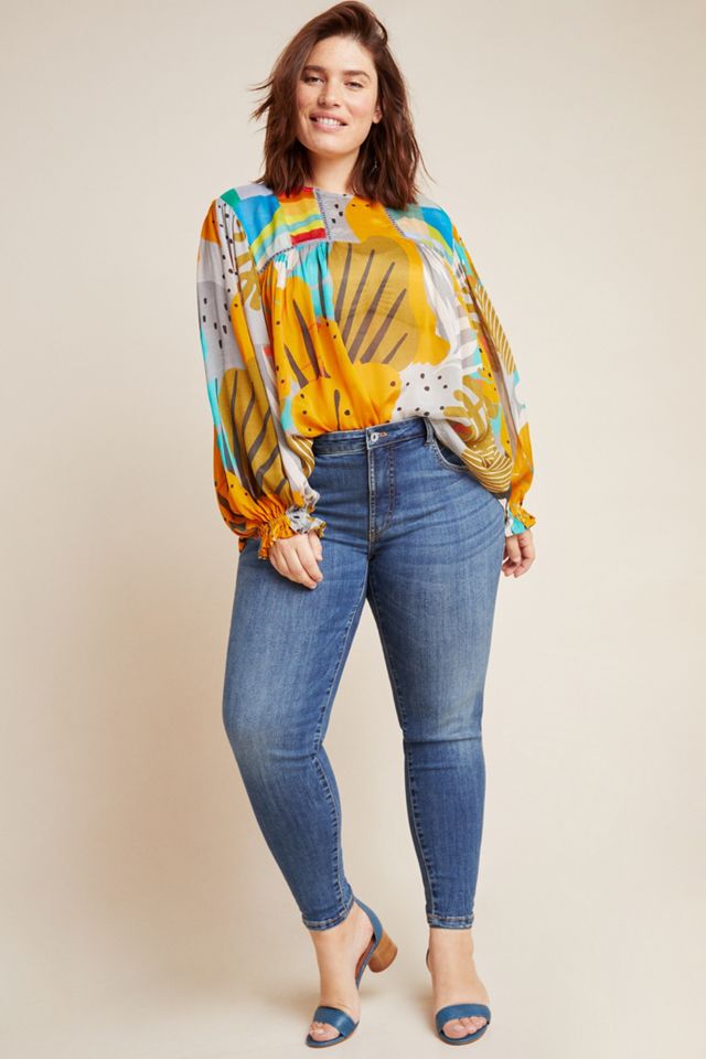 Pilcro High-Rise Denim Leggings #5
