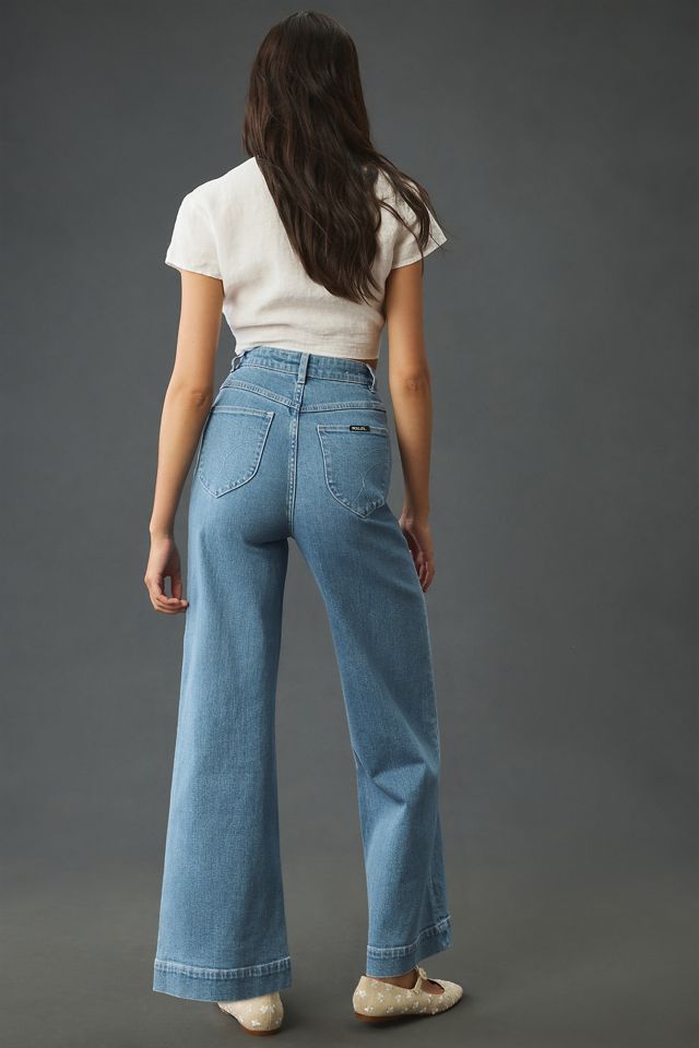 Rolla's Sailor High-Rise Wide-Leg Crop Jeans #2