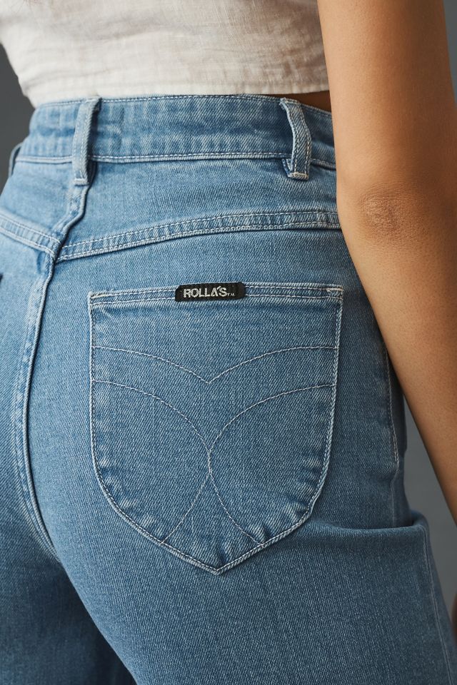 Rolla's Sailor High-Rise Wide-Leg Crop Jeans #4