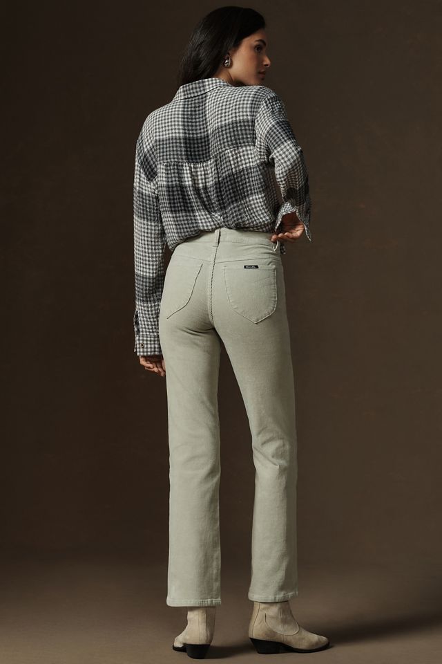 Rollas Corduroy Original High-Rise Straight-Leg Jeans #3