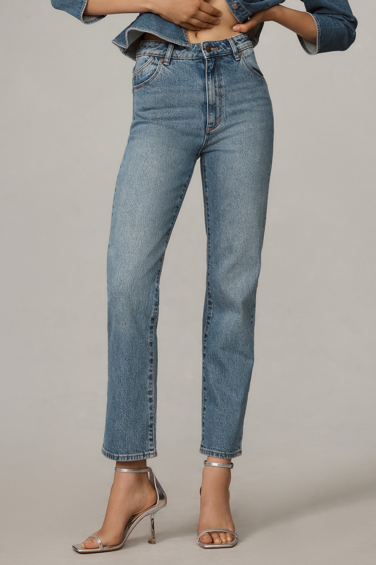 Rolla's Original High-Rise Straight Leg Jeans