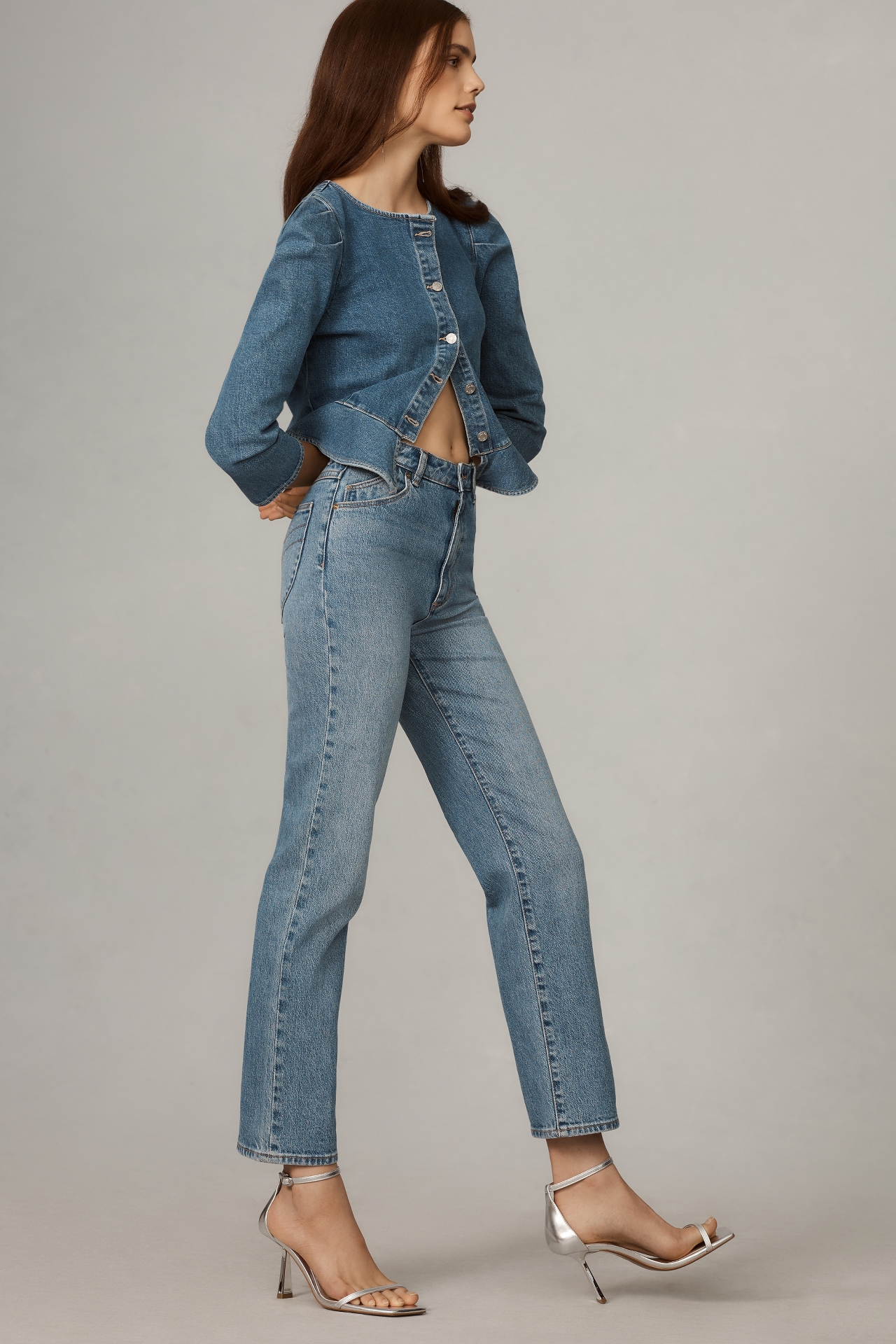 Rolla's Original High-Rise Straight Leg Jeans