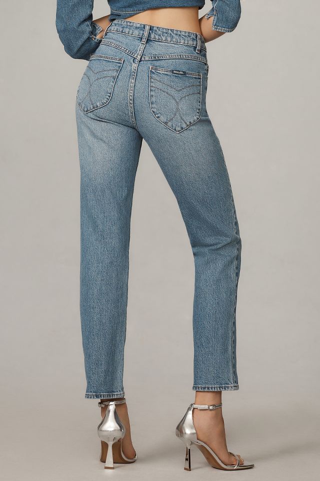 Rolla's Original High-Rise Straight Leg Jeans